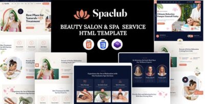 Spaclub - Beauty Salon & Spa Service HTML Template