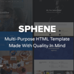 Sphene - Corporate, Agency, Photography, One Page and Shop HTML Template