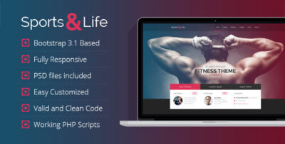 Sports&Life - Gym & Fitness HTML Template