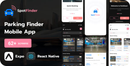 Spotfinder Parking Booking React Native Expo App Template