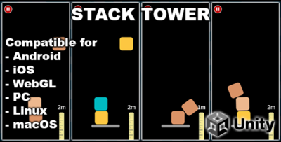 Stack Tower - Unity 2D Game With AdMob