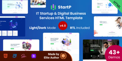 StartP - IT Startup & Digital Business Services Bootstrap 5 Template