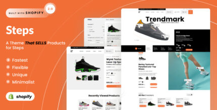 Steps - Sports Shoes, Footwear Shoes Shopify 2.0 Theme