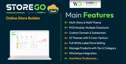 StoreGo SaaS - Online Store Builder