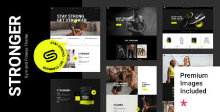 Stronger - Gym and Fitness Themec