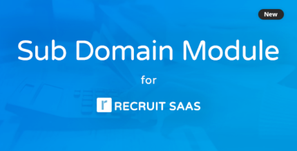 Subdomain Module for Recruit Saas