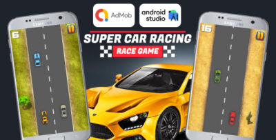 Super Car Racing Android Studio Game with AdMob Ads