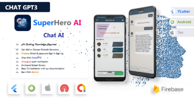 SuperHero AI- ChatGPT-4 Open AI Android and iOS App With Flutter