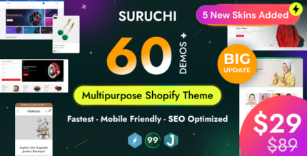 Suruchi - Multipurpose Shopify Theme OS 2.0 - RTL support