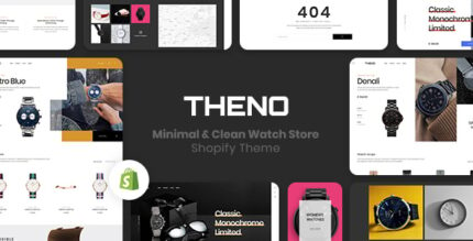 THENO – Minimal & Clean Watch Store Shopify Theme