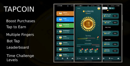 TapCoin - Tap to earn viral game flutter