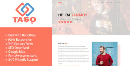 Taso - Personal Portfolio Template