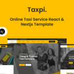 Taxpi - Online Taxi Service React & Nextjs Template