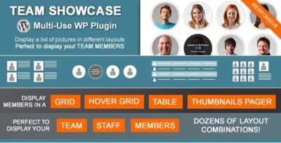 Team Showcase - WP Plugin