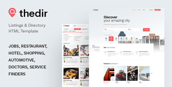 TheDir - Listing & Directory HTML Template TheDir - Listing & Directory HTML Template