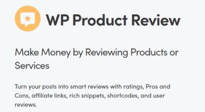 Themeisle WP Product Review Pro - Make Money by Reviewing Products