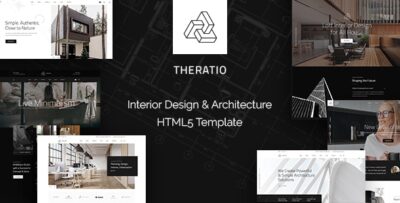 Theratio - Interior Design & Architecture HTML5 Template