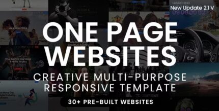 This One - One Page Responsive Website Template