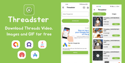 Threadster - Threads Video, Image and GIF Downloader with AdMob