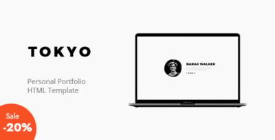 Tokyo - Personal Portfolio Template