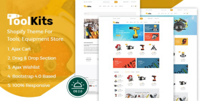 Toolkits - Tools Store & Garage Shopify Theme