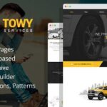 Towy - Emergency Auto Towing and Roadside Assistance Service HTML Template with Builder