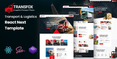 Transfox - Transport & Logistics React Template