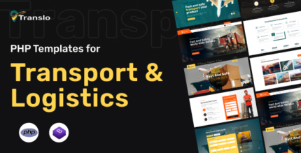 Translo - Transport and Logistics PHP Template