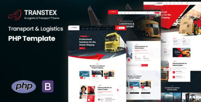 Transtex - Transport & Logistics PHP Template