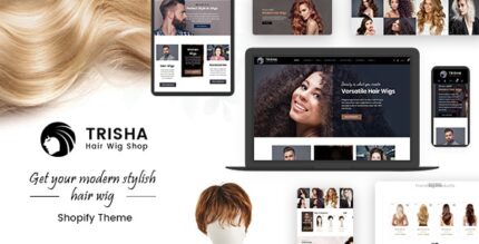 Trisha Hair Weave, Hair Wig, Extensions Shopify Theme