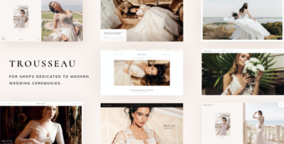 Trousseau - Bridal Shop WordPress Themec