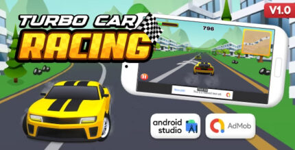 Turbo Car Racing - Car Racing Game Android Studio Project with AdMob Ads + Ready to Publish