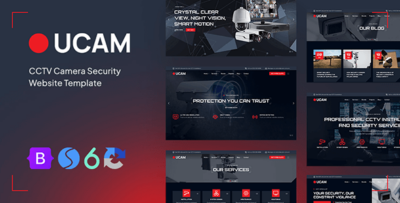 Ucam — CCTV Security Camera Website Template