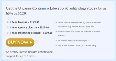 Uncanny Continuing Education Credits