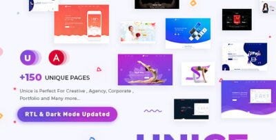 Unice - Multipurpose Angular 18 Template for SaaS, Startup & Agency