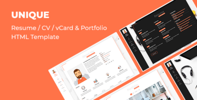 Unique Resume Template