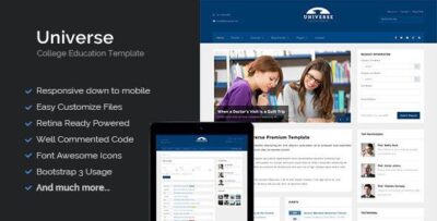 Universe - Education College Responsive Template