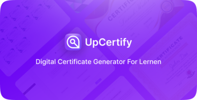 Upcertify - Laravel Digital Certificate Generator Addon