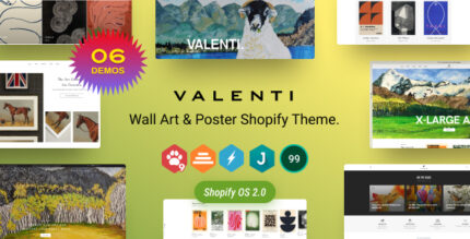 Valenti - Wall Art & Poster Shopify Theme OS 2.0