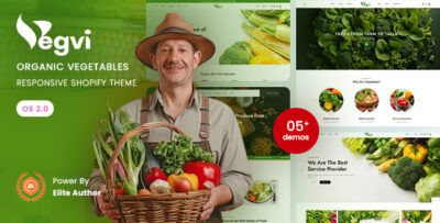 Vegvi - Organic Vegetables Responsive Shopify 2.0 Theme