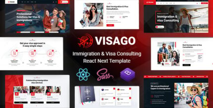 Visago - Immigration and Visa Consulting React Template