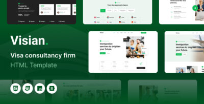 Visian - Immigration and Visa Consulting HTML Template