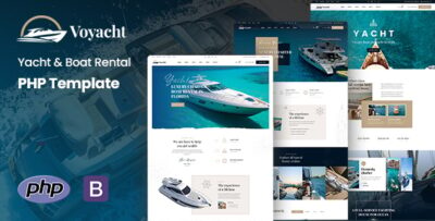 Voyacht - Yacht and Boat Rental PHP Template