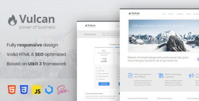 Vulcan - Minimalist Business HTML Template