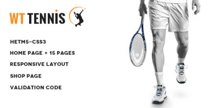 WT Tennis - HTML Sports Template