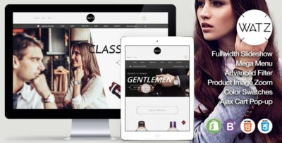 Watch Store Responsive Shopify Theme - WATZ