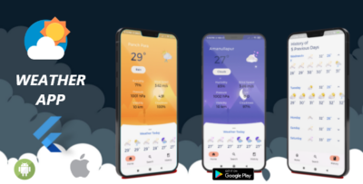 Weather App Flutter - Online Live weather