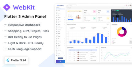 WebKit - Flutter Admin Panel