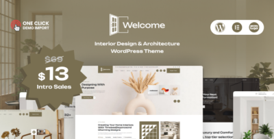 Welcome - Architecture and Interior Design WordPress Theme