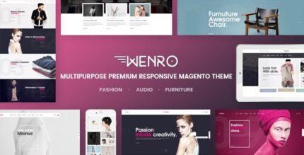 Wenro - Multipurpose Responsive Magento 2 Theme 16 Homepages Fashion, Furniture, Digital and more